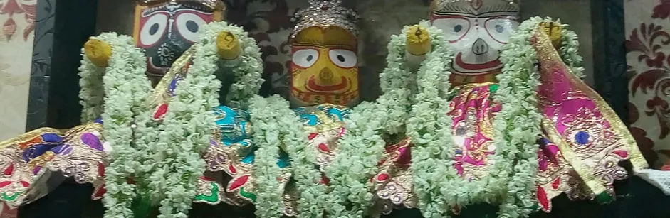 Jagannath Balaram and Subhadra Picture at Kanishka Boutique